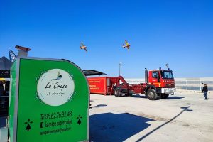 Food truck crêpes bretonnes aux journées portes ouvertes des Marins pompiers de Marseille